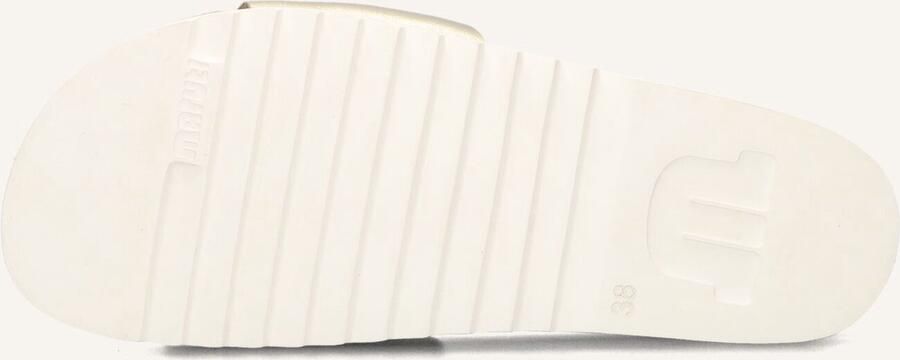 Maruti Gouden Leren Slipper Beli Yellow Dames - Foto 3