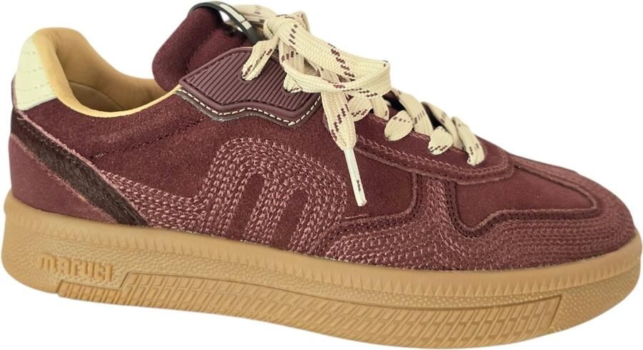 Maruti Bordo Suede Dames Sneakers Yale 66.1844.05-F36
