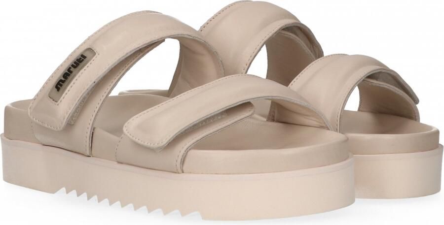 Maruti Witte Leren Slipper Brooke Beige Dames - Foto 5