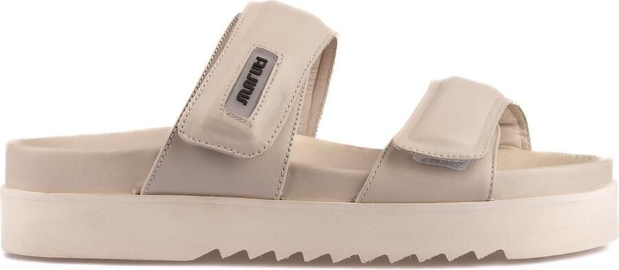 Maruti Witte Leren Slipper Brooke Beige Dames - Foto 11