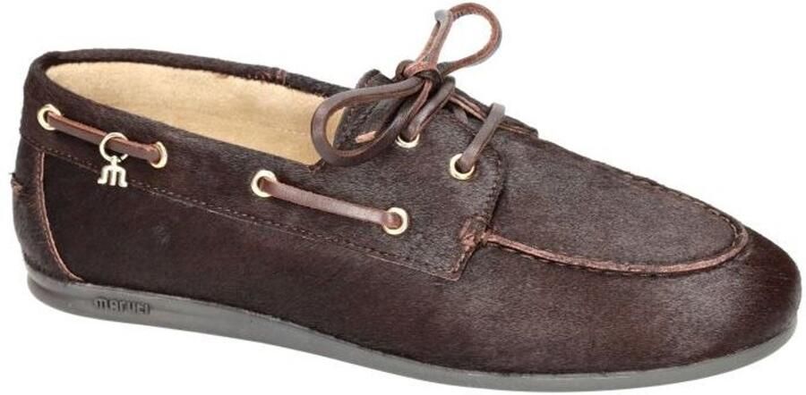 Maruti -Dames bruin donker ballerina's & mocassins