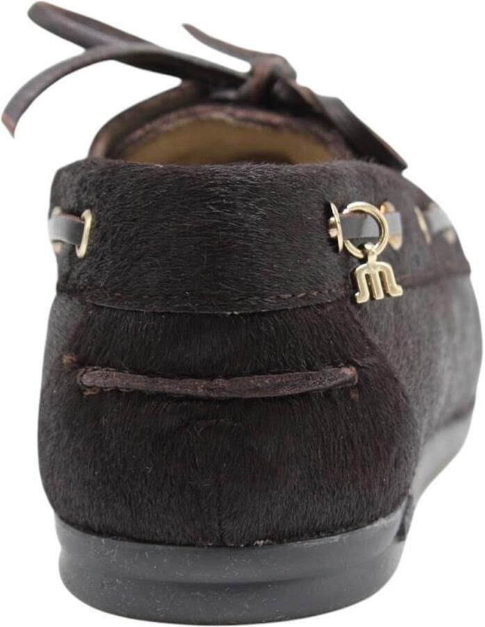 Maruti -Dames bruin donker ballerina's & mocassins