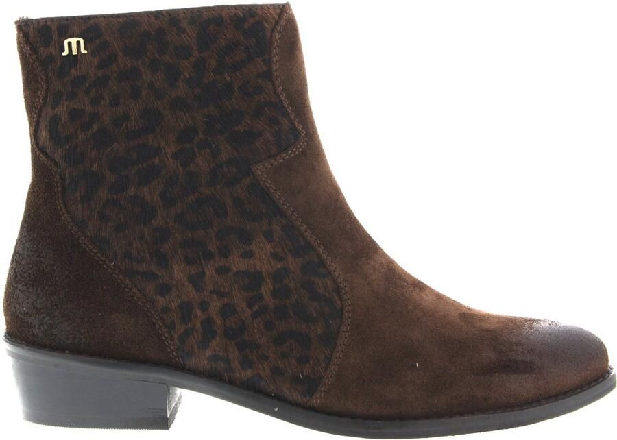 Maruti Gavi Suede Hairon DBrown DN1 Enkellaarzen Bruin Suede Bruin - Foto 2