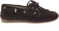 Maruti Eliza Suede Brown damessloafer Tijdloos & comfortabel Bonne Shoe - Donkerbruin