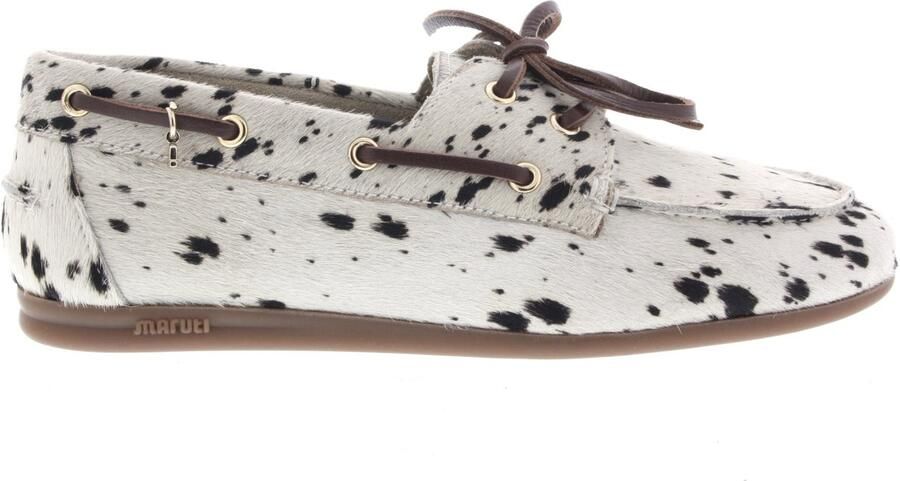 Maruti Dames Instappers & Ballerina's Eliza Hairon Dalmatier White Wit - Foto 2