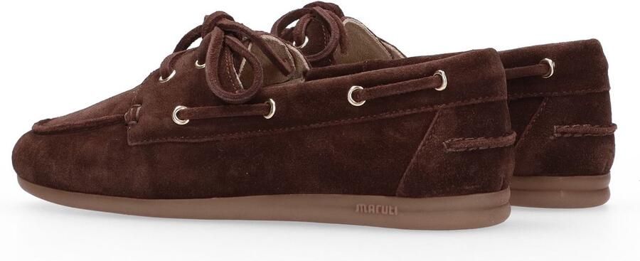 Maruti Eliza Suede Brown damessloafer Tijdloos & comfortabel Bonne Shoe