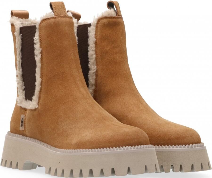 Maruti Emma Chelsea boots Tan Cognac Teddy - Foto 4