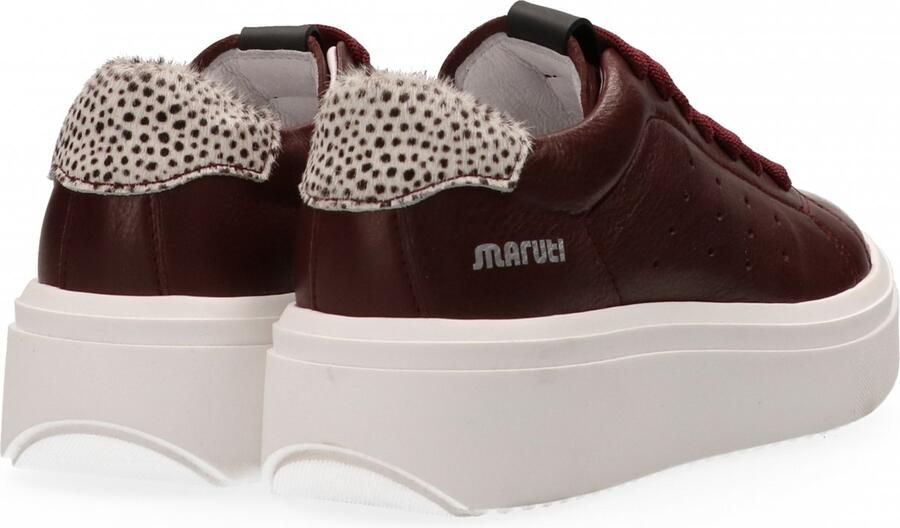 Maruti Fox Sneakers Rood Bordeaux Pixel Offwhite - Foto 3