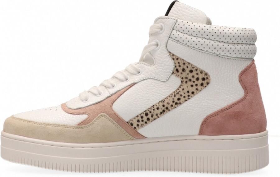 Maruti Mona White Pink Sneakers hoge sneakers - Foto 18