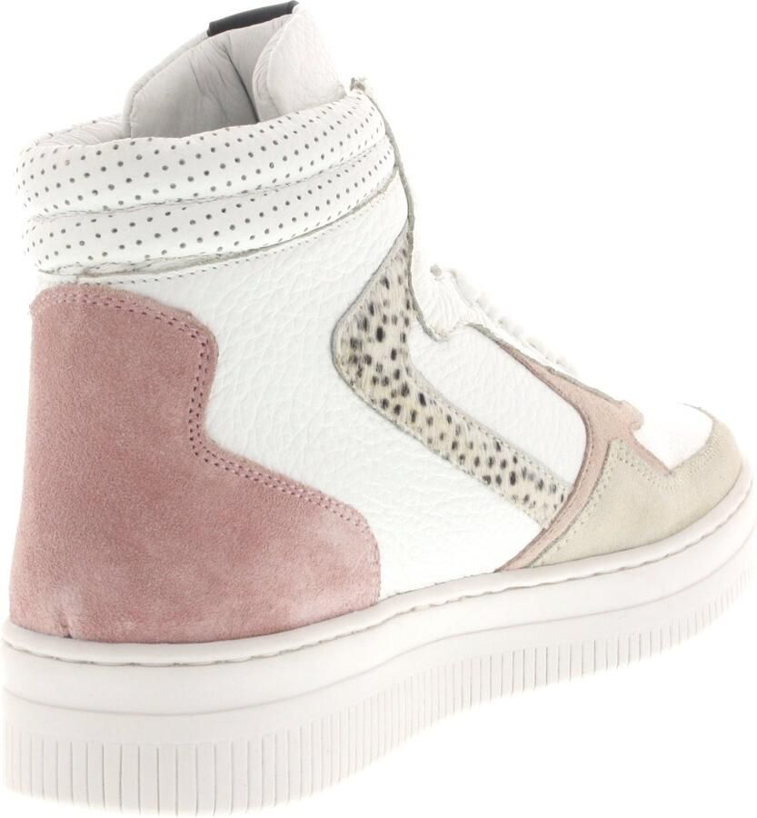 Maruti Mona White Pink Sneakers hoge sneakers - Foto 3