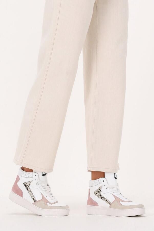 Maruti Mona White Pink Sneakers hoge sneakers - Foto 15
