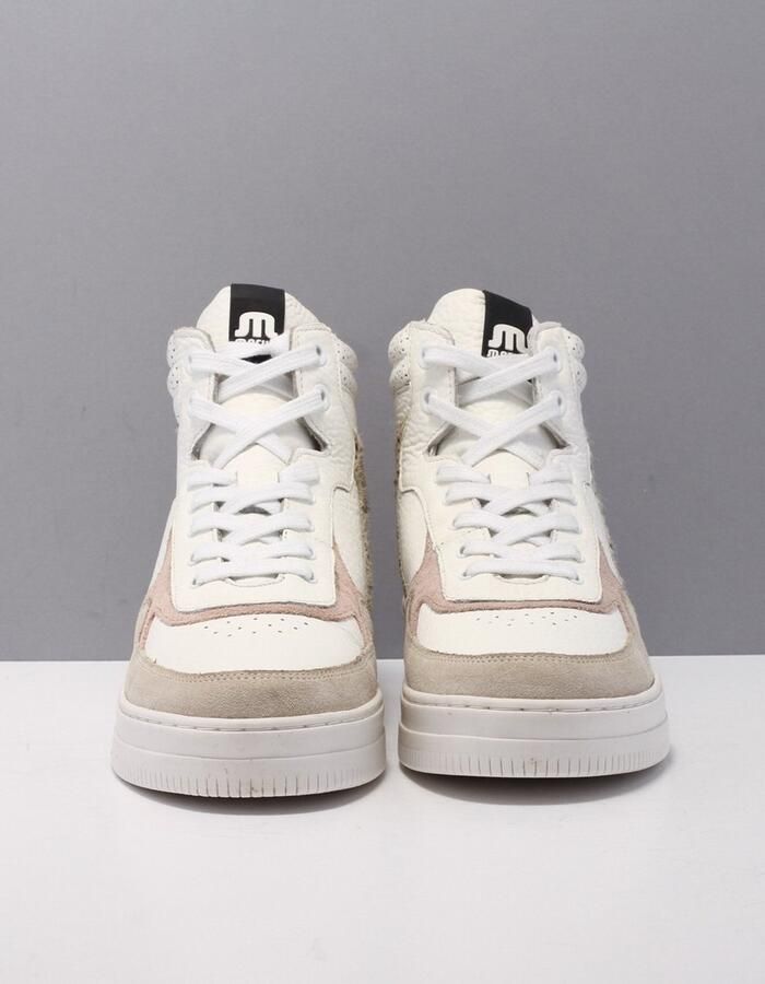 Maruti Mona White Pink Sneakers hoge sneakers - Foto 7