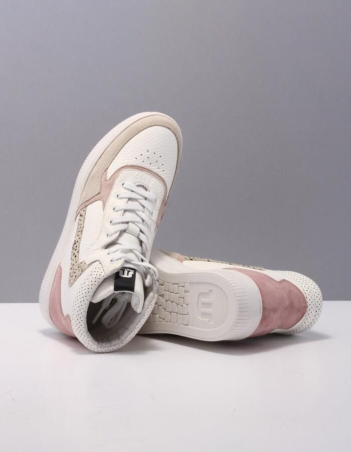 Maruti Mona White Pink Sneakers hoge sneakers - Foto 9