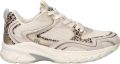Maruti Novi Leather U82 Beige Leopard Sneakers Beige Luipaard Leer Dames Beige Leopard - Wit