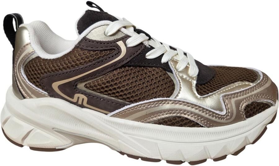 Maruti Dames Sneakers Novi Dark Brown Donkerbruin