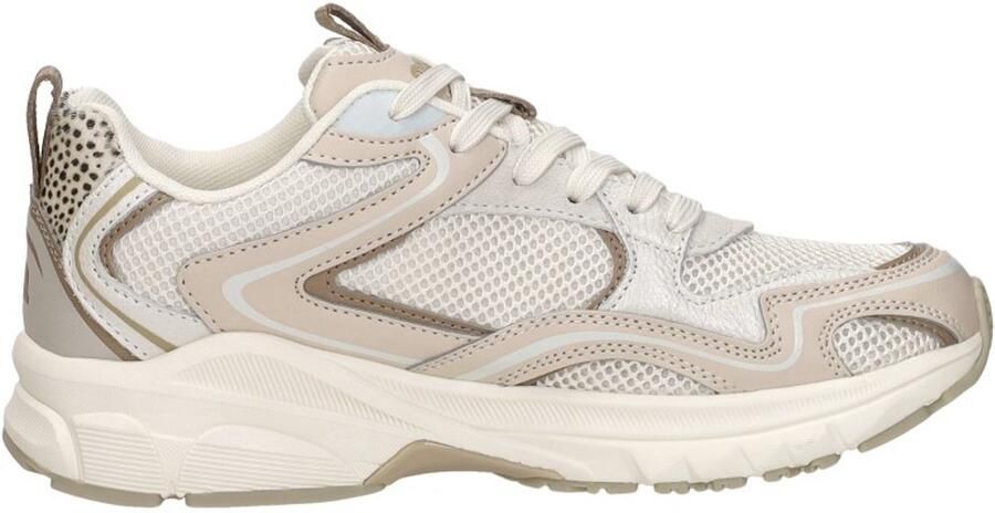 Maruti Novi Leath V17 Sneakers Offwhite Beige Leer en Textiel Dames Offwhite Beige