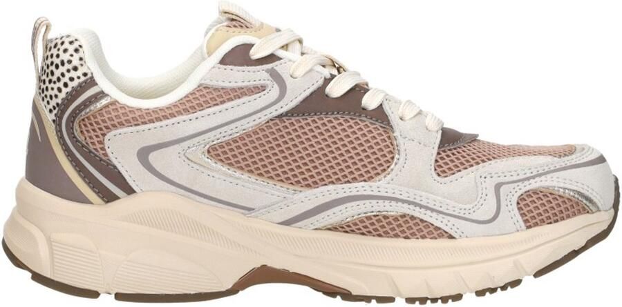 Maruti Novi Leather Nude Dames sneaker met uitneembaar voetbed - Foto 2