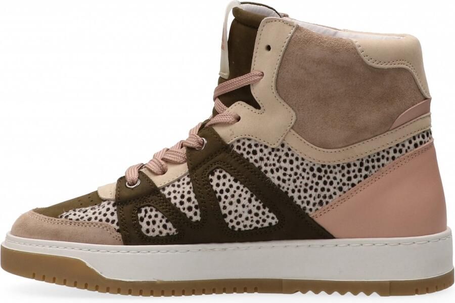 Maruti Pearl Sneakers Beige Beige Olive Mauve Pixel - Foto 2