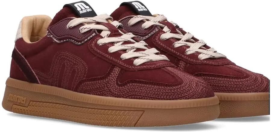 Maruti Bordo Suede Dames Sneakers Yale 66.1844.05-F36 - Foto 3
