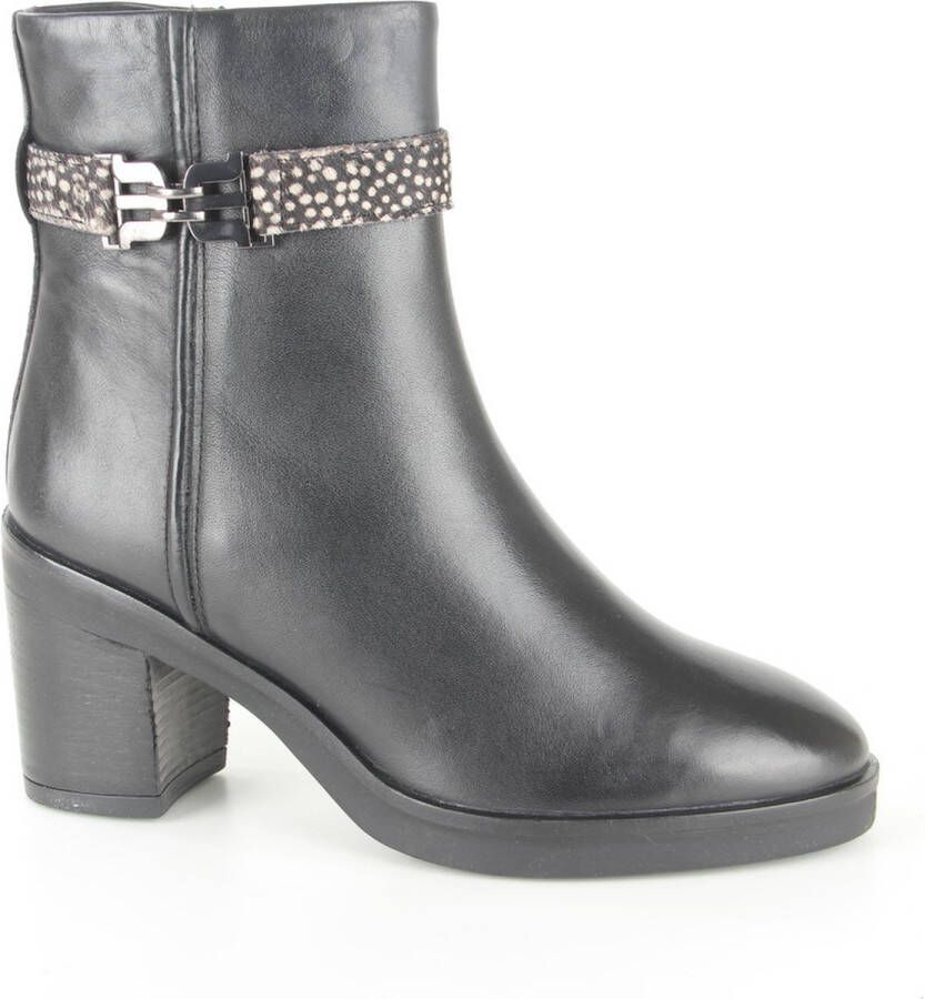 Maruti Vivien Enkellaarsjes op hak Zwart Black Pixel Black - Foto 2