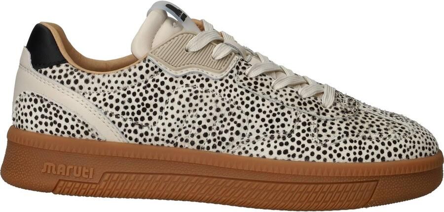 Maruti Yale Sneakers Dames Leren Sneaker Beige