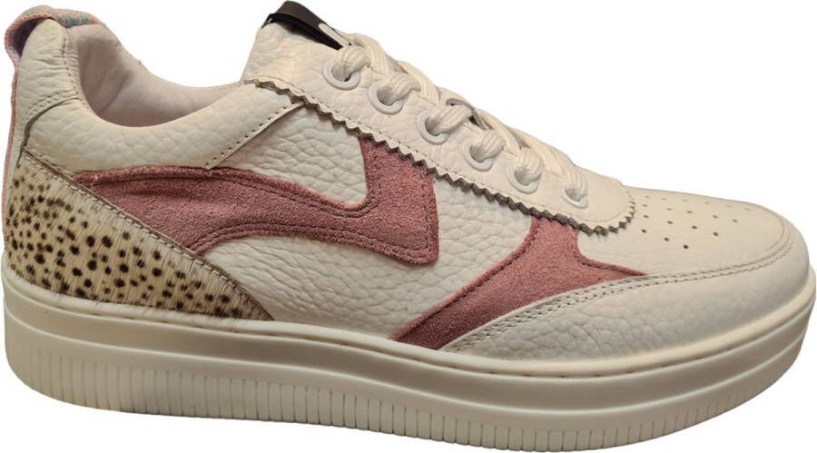 Maruti Mave Leather B6A white pink p Sneakers