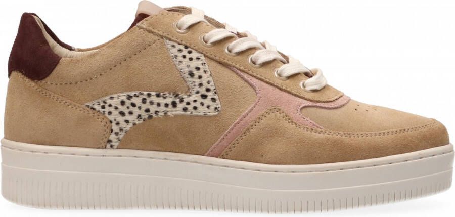Maruti Momo Sneakers Beige Beige Mauve Bordeaux Pix