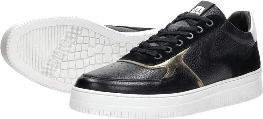 Maruti Momo Sneakers Zwart Black Gold White