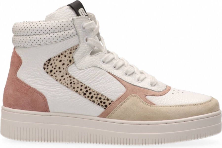 Maruti Mona White Pink Sneakers hoge sneakers - Foto 2
