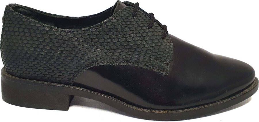 Maruti Pax Brush Off Leather Dames Veterschoen 66129401 Printed black