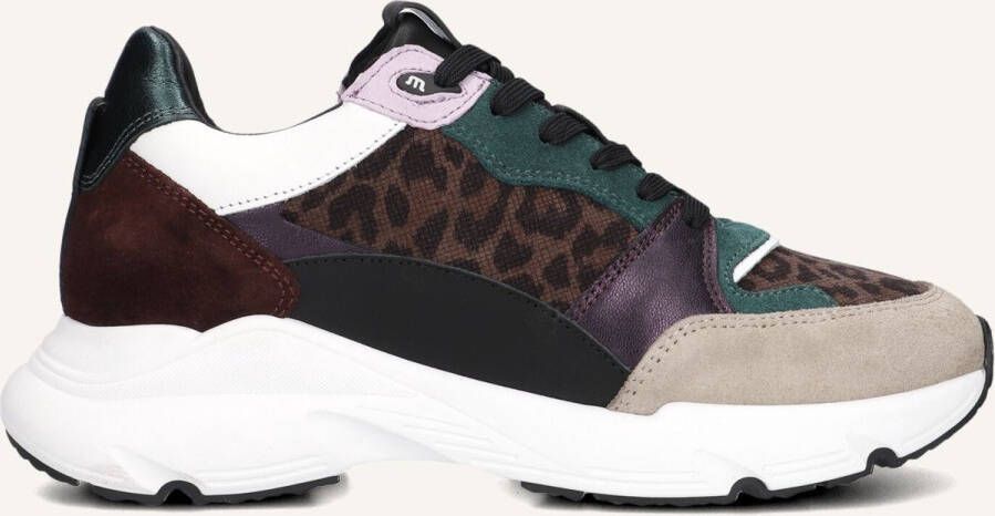 Maruti Raven Sneakers Dames Leren Sneaker Groen