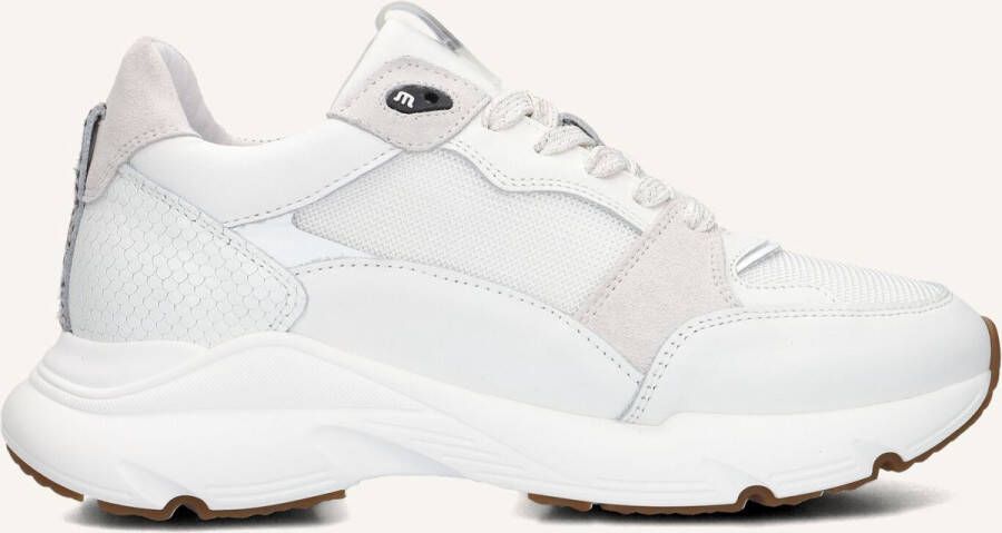 Maruti Raven Sneakers Dames Leren Sneaker Wit