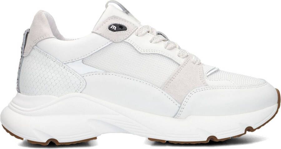 Maruti Raven Sneakers Leren Sneaker Dames Wit