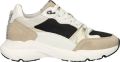 Maruti Raven beige black white Zwart Leer Lage sneakers Dames - Beige