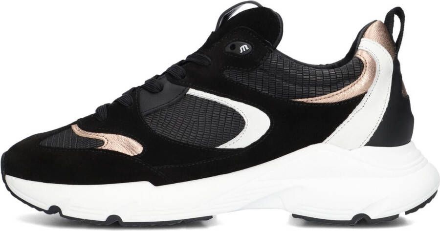 Maruti Zwarte Suède Lage Sneakers