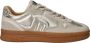 Maruti Yale Suede taupe gold sneakers Goud Leer Lage sneakers - Thumbnail 1