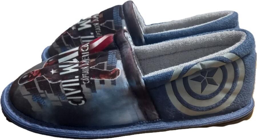 Marvel Avengers pantoffels Captain America sloffen instappers rubberen zool