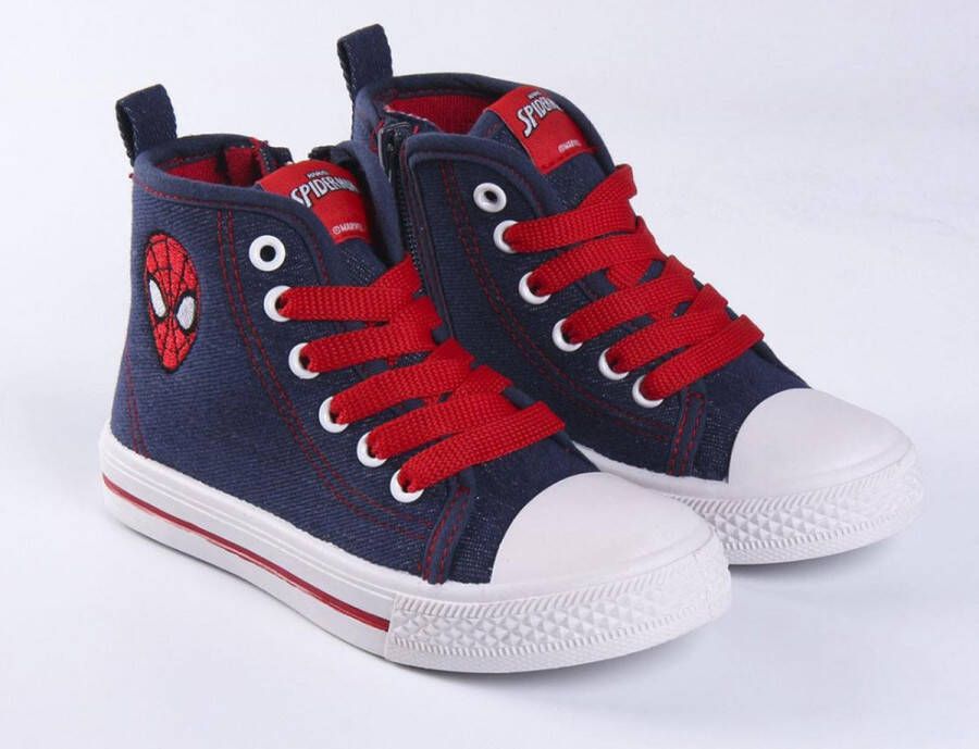 Marvel Spiderman sneakers jeans rits veters