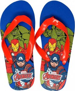 Marvel Teenslippers Avengers Junior Eva Blauw