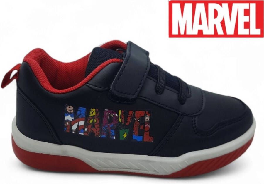 Marvel zwarte sneakers voor jongens superhelden sneakers velcro klittenband superheroes kinderschoenen Avengers Spiderman Iron Man Captain America Hulk Thor Doctor Strange Ant-Man Scarlet Witch Black Widow Hawkeye Wolverine