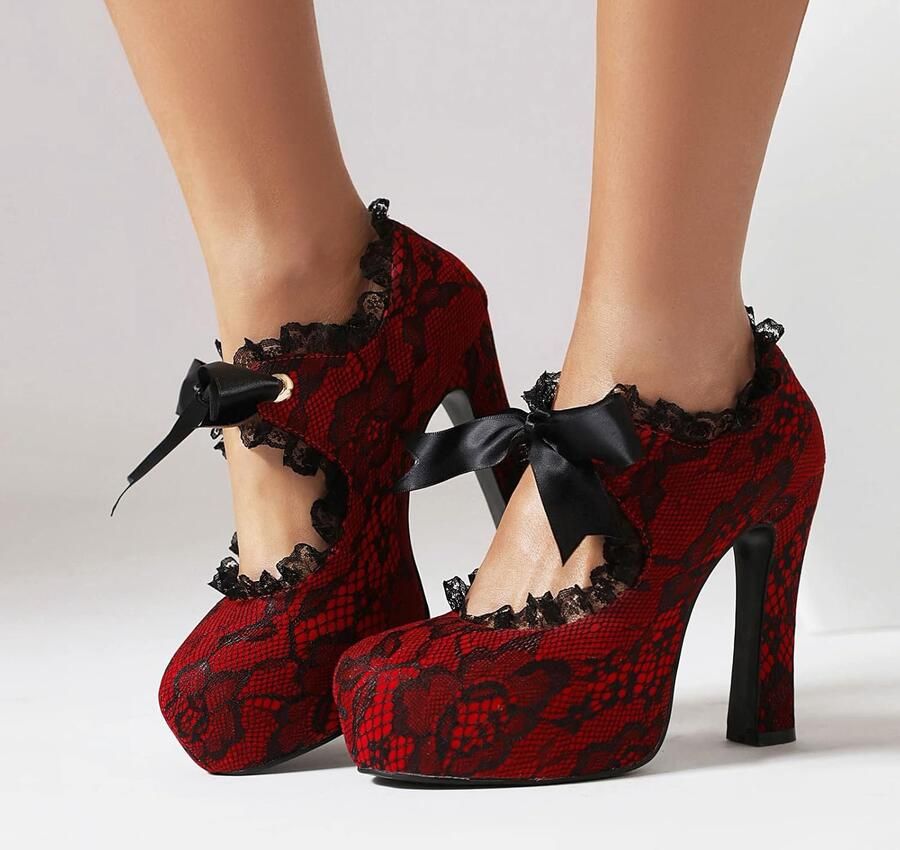 Pumps met Plateauhak