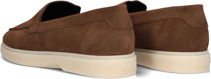 Mason Garments Loafers Heren Amalfi Loafer Maat: 42 Materiaal: Suède Kleur: Cognac