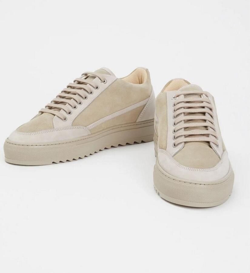 Mason Garments Tia Elementare sneaker van suède met nubuck details