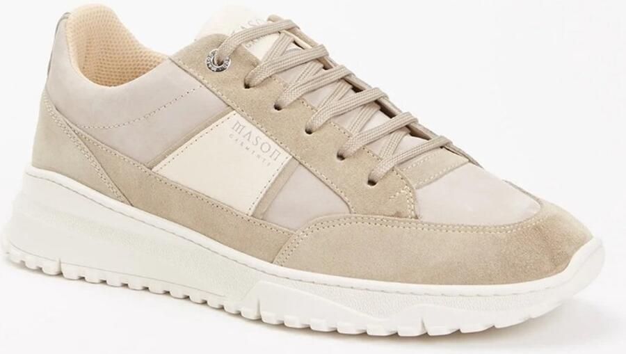 Mason Garments Tia Runner sneaker van suède Beige