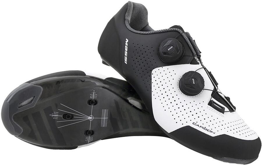 MASSI Proteam Carbon Raceschoenen Wit Man