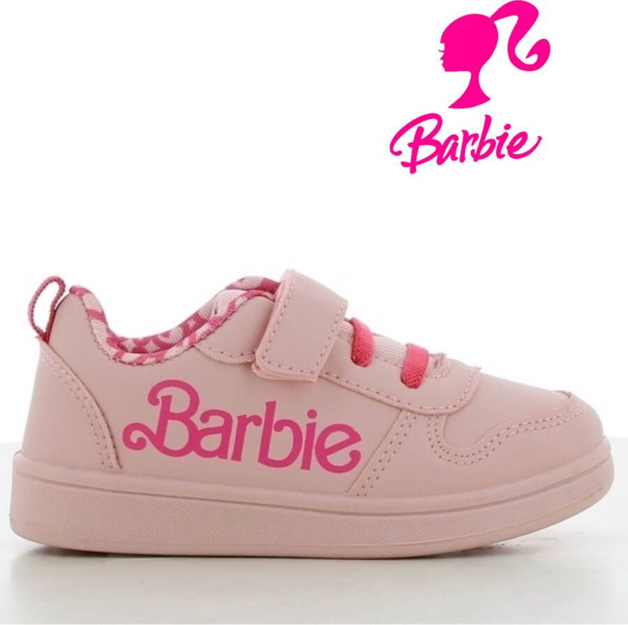 Mattel Barbie Mattel Barbie sneakers roze schoenen voor meisjes met velcro klittenband kinderschoenen