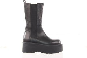 MAURY Chelsea Boot op plateauzool zwart