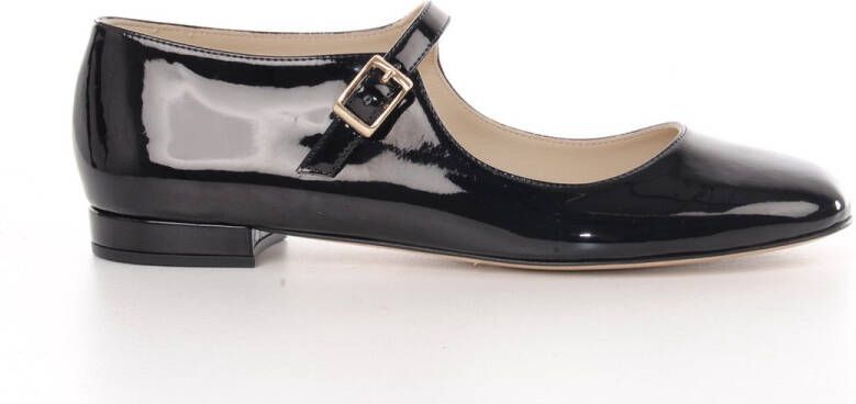 MAURY dames ballerine Petronella zwart lakleder