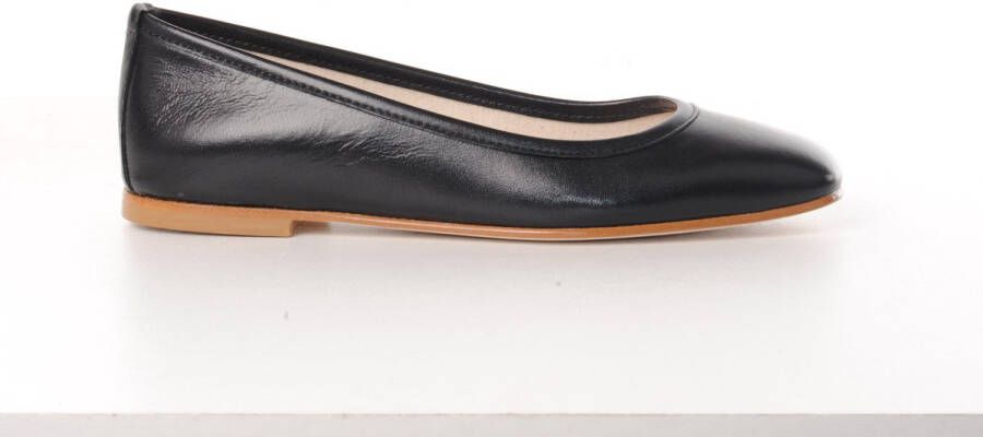 MAURY dames ballerine Romee zwart leder