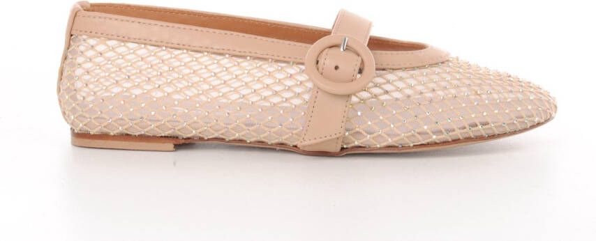 MAURY dames ballerine Salazar netje beige